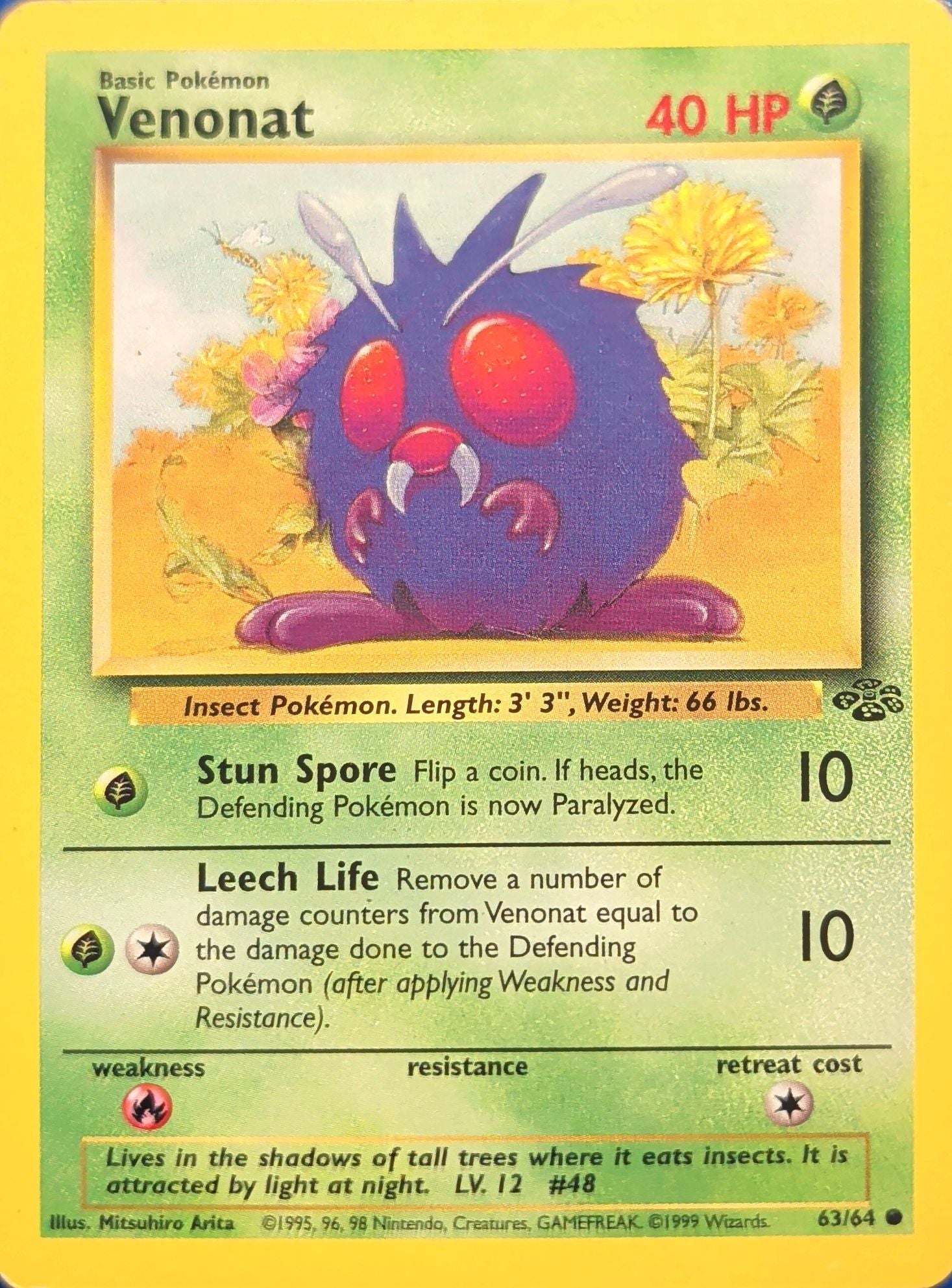 Venonat Common Jungle 63/64 MP