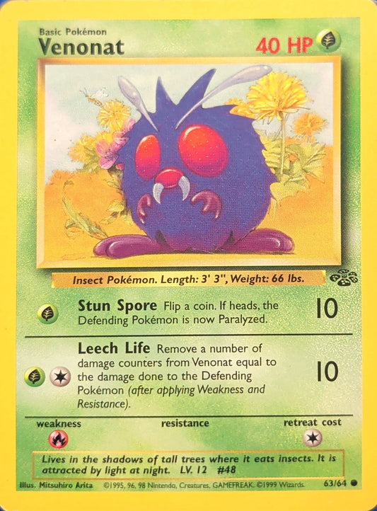Venonat Common Jungle 63/64 MP
