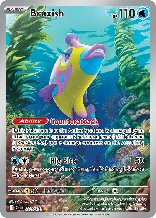 Pokemon Bruxish Surging Sparks 200/191