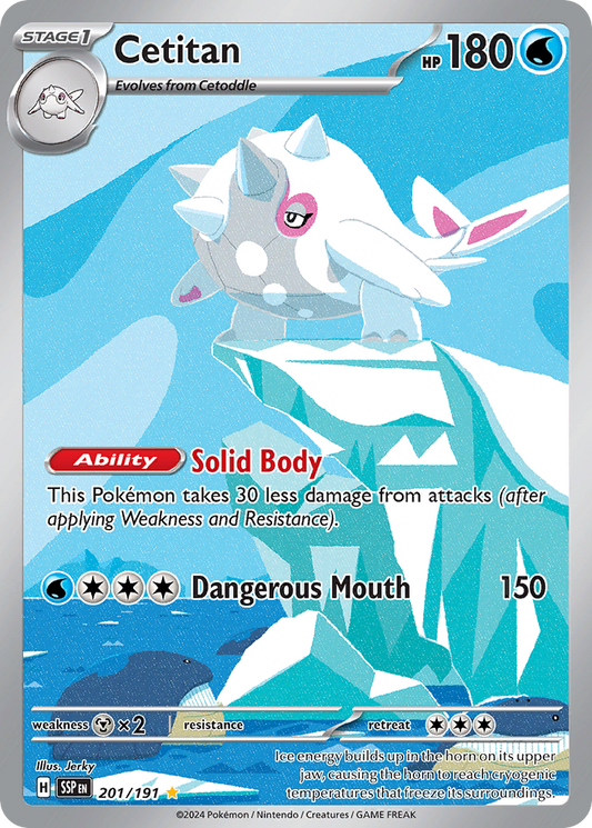 Pokemon Cetitan Surging Sparks 201/191