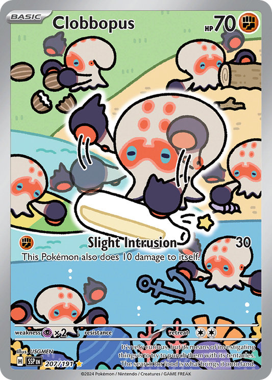 Pokemon Clobbopus Surging Sparks 207/191
