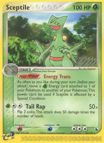 Sceptile 20/109 — Pokémon EX Ruby & Sapphire