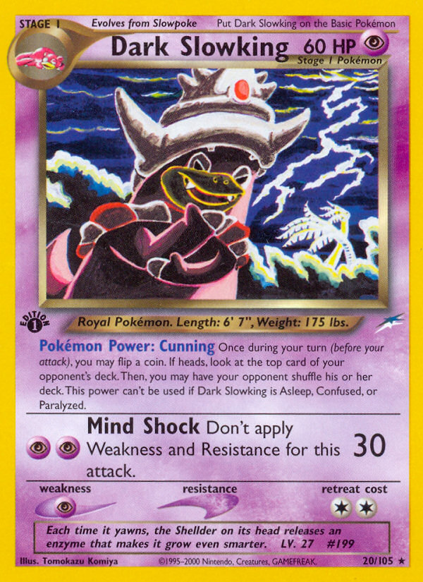 Dark Slowking 20/105 — Pokémon Neo Destiny