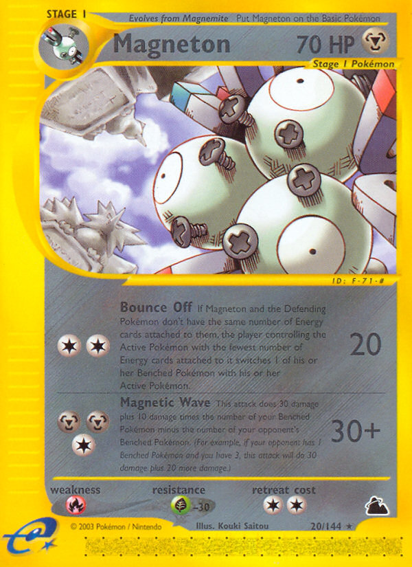 Magneton 20/144 — Pokémon Skyridge