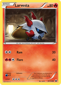Larvesta 20/108 Pokémon Dark Explorers (2012) English card — catalogue reference