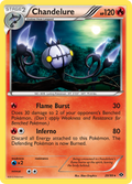 Chandelure 20/99 Pokémon Next Destinies (2012) English card — catalogue reference