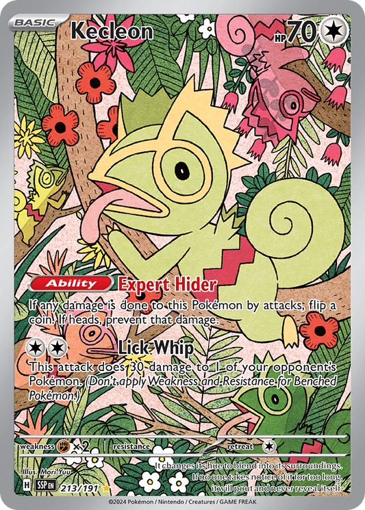 Pokemon Kecleon Surging Sparks 213/191