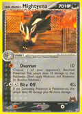 Team Magma's Mightyena 21/95 — Pokémon EX Team Magma vs Team Aqua