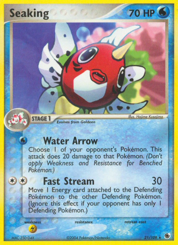 Seaking 21/109 — Pokémon EX Ruby & Sapphire