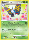 Beautifly 21/127 Pokémon Platinum (2009) English card — catalogue reference