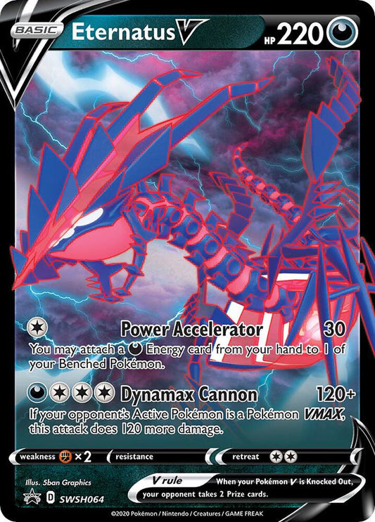Eternatus V Promo SWSH: Sword & Shield Promo Cards SWSH064 MP (Back)