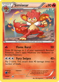 Simisear 22/114 Pokémon Black & White (2011) English card — catalogue reference
