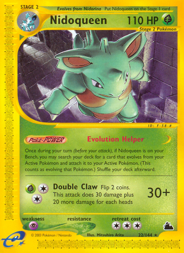 Nidoqueen 22/144 — Pokémon Skyridge