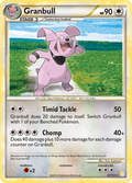 Granbull 22/123 Pokémon HeartGold & SoulSilver (2010) English card — catalogue reference