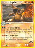 Team Magma's Rhydon 22/95 — Pokémon EX Team Magma vs Team Aqua
