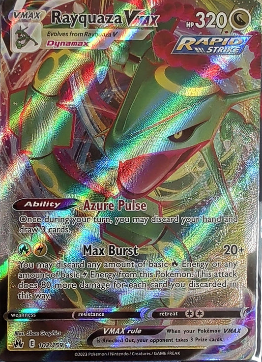 Rayquaza VMAX (102) Ultra Rare Crown Zenith 102/159 NM