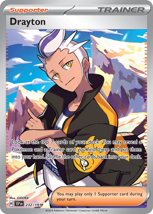 Pokemon Drayton Surging Sparks 232/191