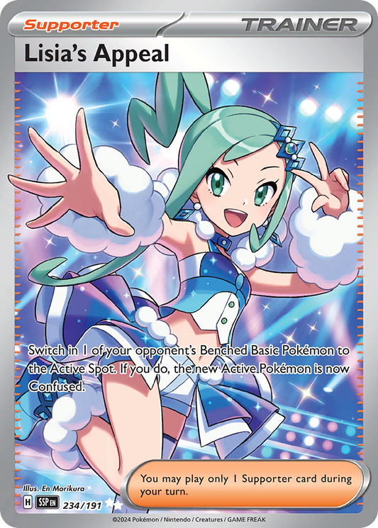 Pokemon Lisia's Appeal Surging Sparks 234/191
