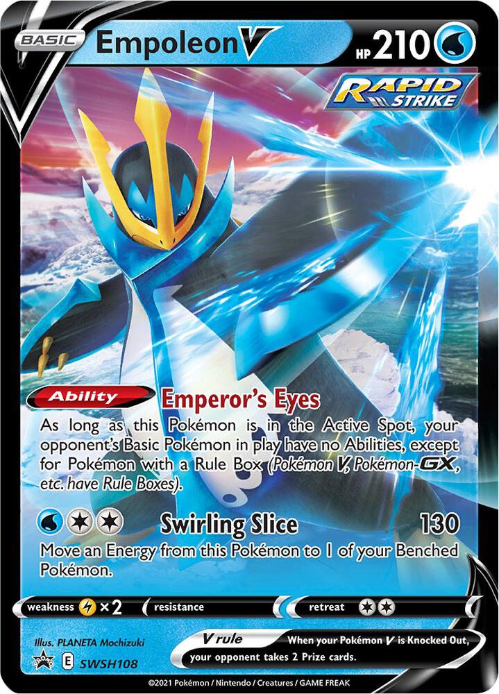 Empoleon V - Promo SWSH: Sword & Shield Promo Cards SWSH108 MP (Back)