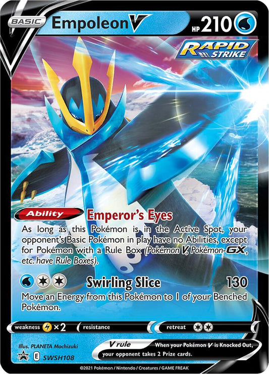Empoleon V - Promo SWSH: Sword & Shield Promo Cards SWSH108 MP (Back)
