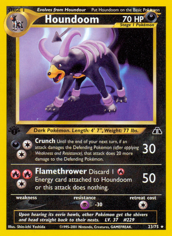 Houndoom 23/75 — Pokémon Neo Discovery