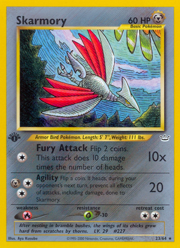Skarmory 23/64 — Pokémon Neo Revelation
