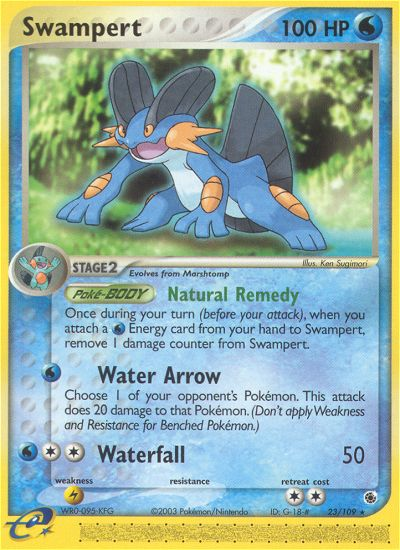 Swampert 23/109 — Pokémon EX Ruby & Sapphire