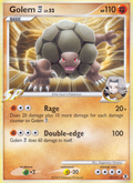 Golem E4 23/111 Pokémon Rising Rivals (2009) English card — catalogue reference
