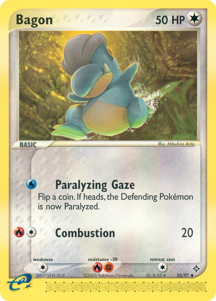 Bagon 23/97 — Pokémon EX Dragon