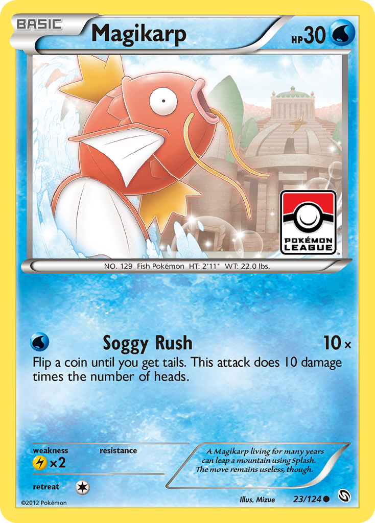 Magikarp 23/124 Pokémon Dragons Exalted (2012) English card — catalogue reference