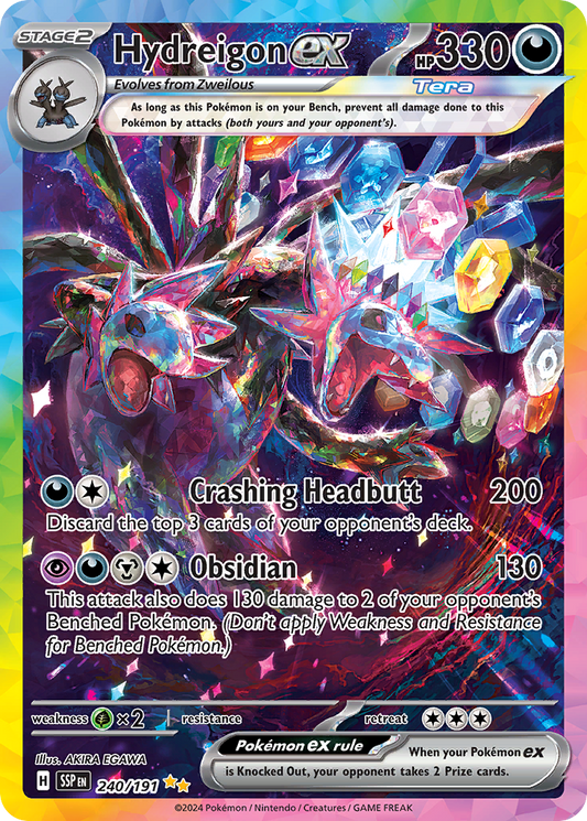 Pokemon Hydreigon ex Surging Sparks 240/191