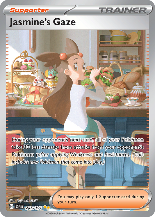 Pokemon Jasmine's Gaze Surging Sparks 245/191