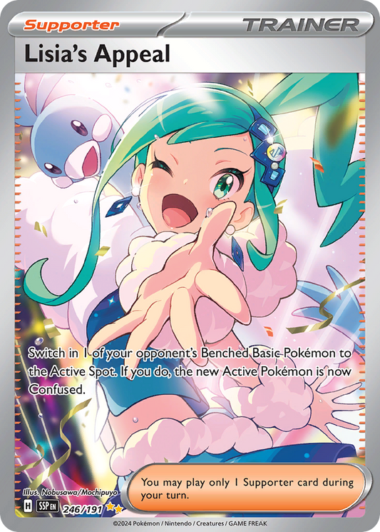 Pokemon Lisia's Appeal Surging Sparks 246/191