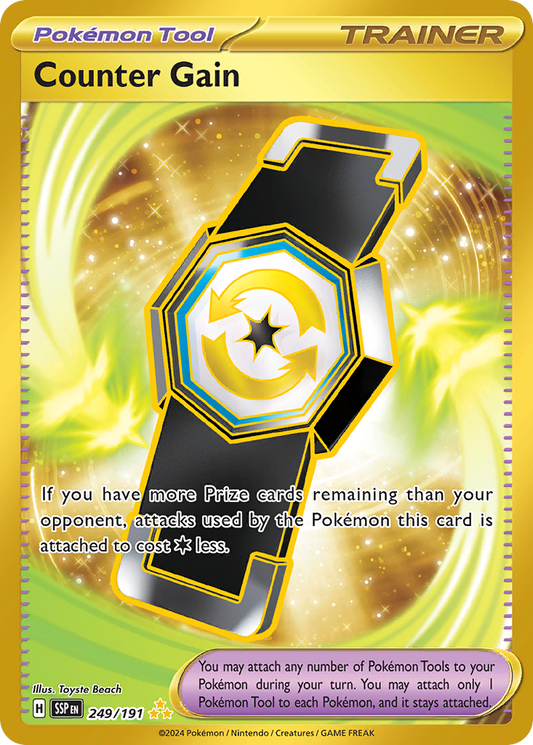 Pokemon Counter Gain Surging Sparks 249/191
