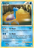 Lapras 24/123 Pokémon HeartGold & SoulSilver (2010) English card — catalogue reference