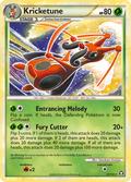 Kricketune 24/102 Pokémon Triumphant (2010) English card — catalogue reference