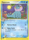 Vaporeon 25/100 — Pokémon EX Sandstorm
