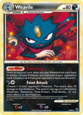 Weavile 25/90 Pokémon Undaunted (2010) English card — catalogue reference