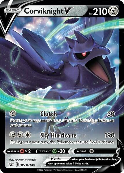 Corviknight V - Promo SWSH: Sword & Shield Promo Cards SWSH200 MP (Back)