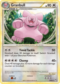 Granbull 26/95 Pokémon Call of Legends (2011) English card — catalogue reference