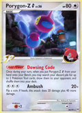 Porygon-Z G 26/99 Pokémon Arceus (2009) English card — catalogue reference