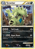 Tyranitar 26/95 Pokémon Unleashed (2010) English card — catalogue reference