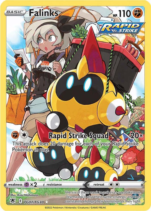 Falinks Ultra Rare SWSH10: Astral Radiance Trainer Gallery TG07/TG30 MP (Back)