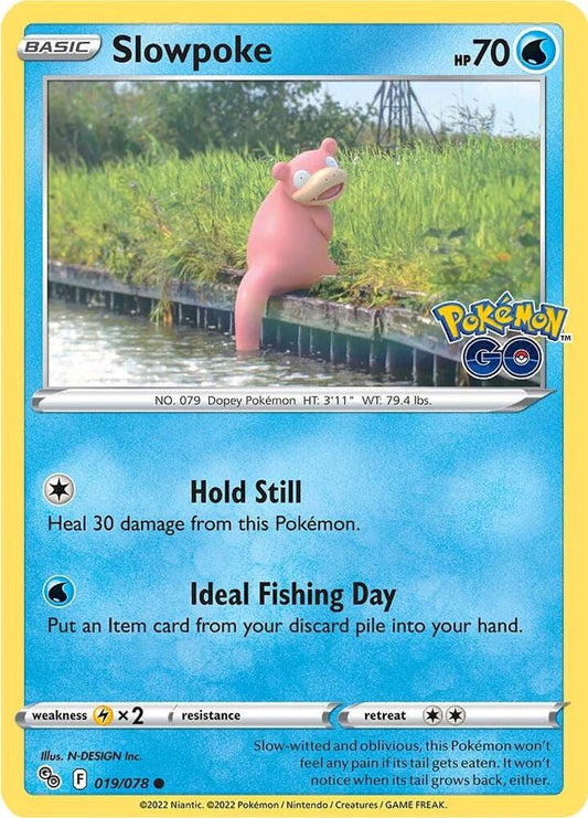 Slowpoke Common Pokemon GO 019/078 MP (Back)