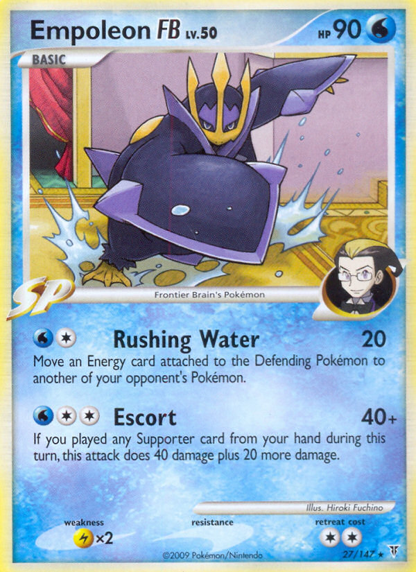 Empoleon FB 27/147 Pokémon Supreme Victors (2009) English card — catalogue reference