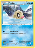 Feebas 27/124 Pokémon Dragons Exalted (2012) English card — catalogue reference
