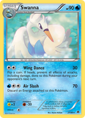 Swanna 27/98 Pokémon Emerging Powers (2011) English card — catalogue reference