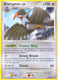 Staraptor 27/100 Pokémon Stormfront (2008) English card — catalogue reference