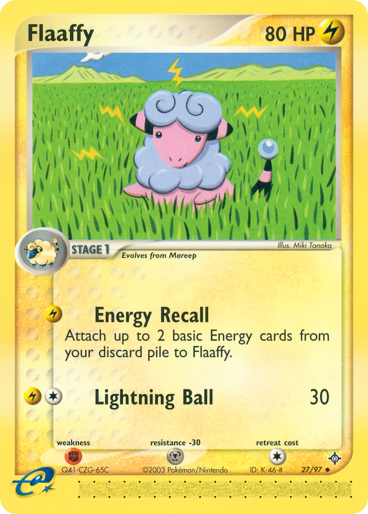 Flaaffy 27/97 — Pokémon EX Dragon