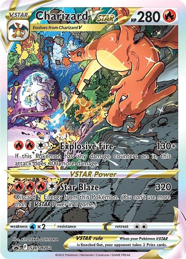 Charizard VSTAR - Promo SWSH: Sword & Shield Promo Cards SWSH262 MP (Back)